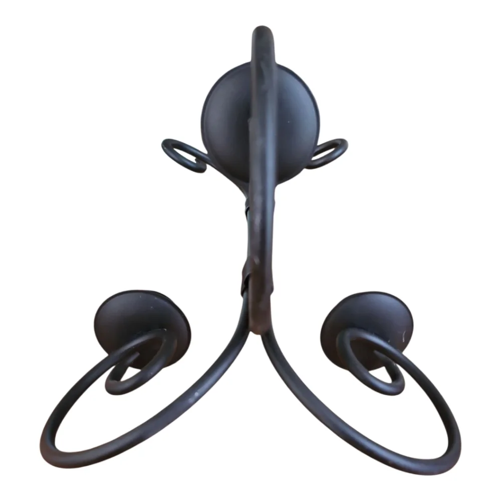Partylite Revere Black Metal Taper Candalabra